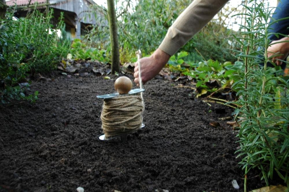 String Row Markers Garden Row Marker with 25M Jute String (Stainless Steel) — Gardening ...