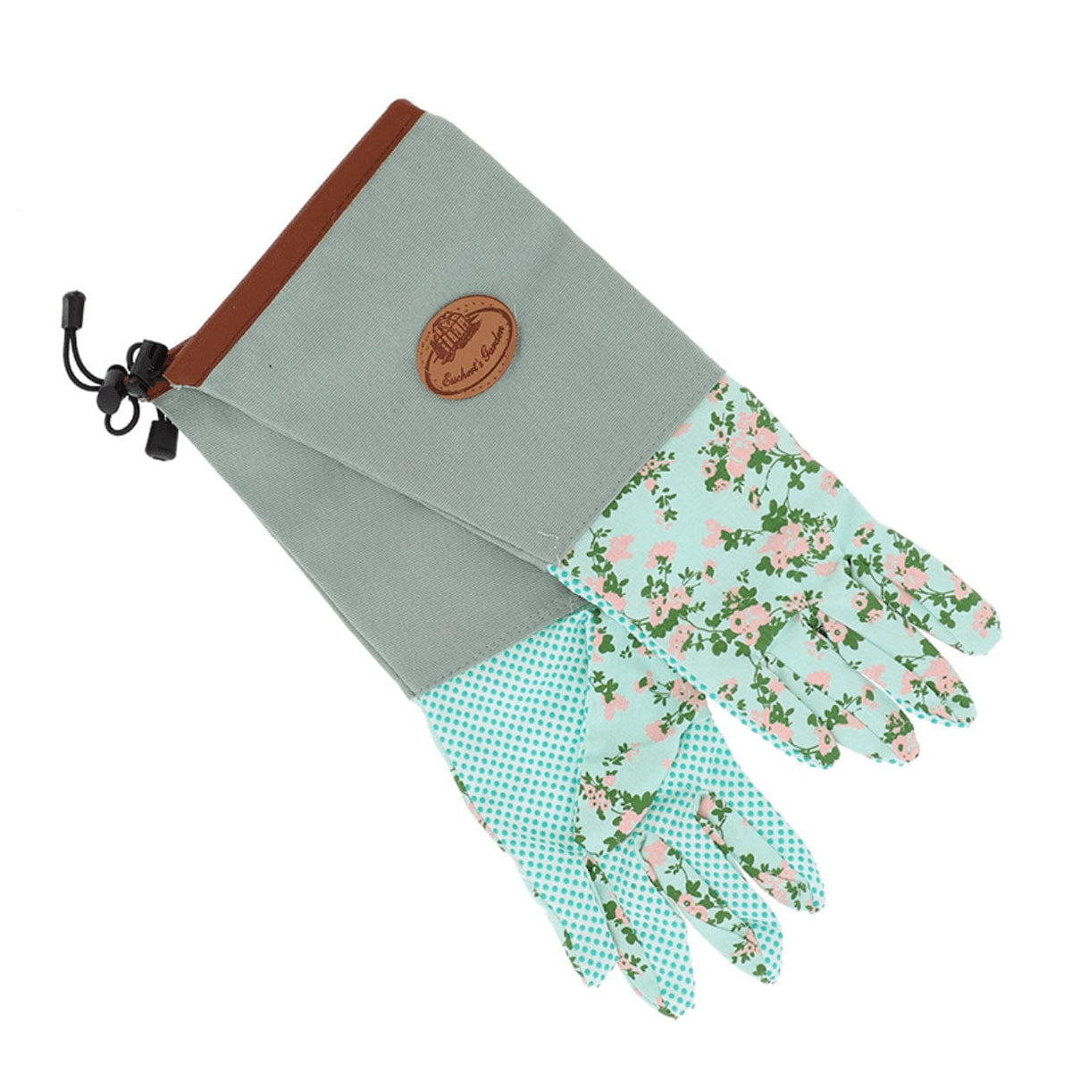 rose gauntlet gardening gloves Rose Print Gauntlet Gardening Gloves — Gardening Gifts Co