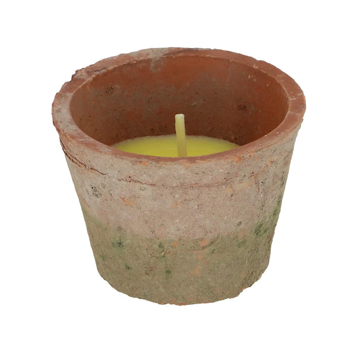 Esschert's Garden Homeware - Citronella Candle in Aged Terracotta Pot