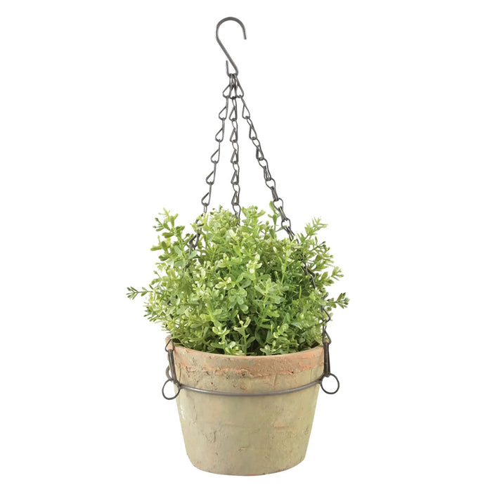 Esschert's Garden Pots & Planters - Hanging Aged Terracotta Pot