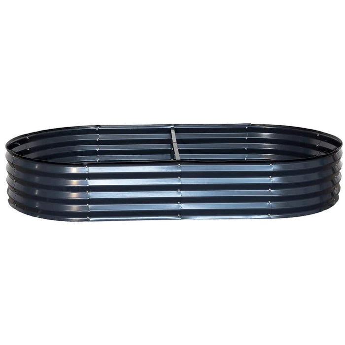 Esschert's Garden Pots & Planters - Medium Metal Raised Garden Bed - Anthracite