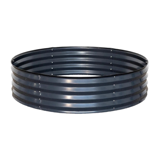 Esschert's Garden Pots & Planters - Round Metal Raised Garden Bed - Anthracite