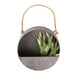 Esschert's Garden Pots & Planters - Rustic Zinc Wall Planter Round (Small)