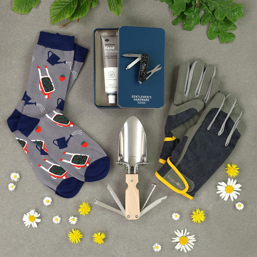 Gardening Gifts Co. Garden Tool Gift Sets - Medium/Large (8 - 9in.) Mens Garden & Hand Care Set