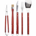 Gardening Gifts Co. Garden Tool Gift Sets - Stainless Steel BBQ Tool Set with Willow Storage Basket (5-Piece)