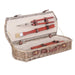 Gardening Gifts Co. Garden Tool Gift Sets - Stainless Steel BBQ Tool Set with Willow Storage Basket (5-Piece)