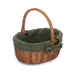 Gardening Gifts Co. Garden Trugs & Baskets - Wicker Shopper Basket With Lining - Tweed