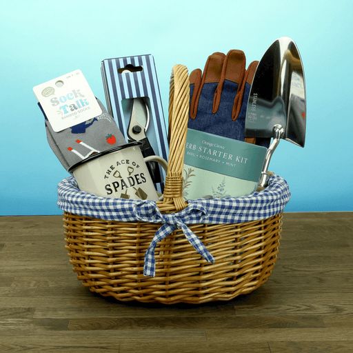 Gardening Gifts Co. Gift Hampers - Navy Men's Gardening Gift Basket