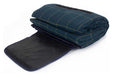 Gardening Gifts Co. Homeware - Luxury Blue Tweed Picnic Blanket