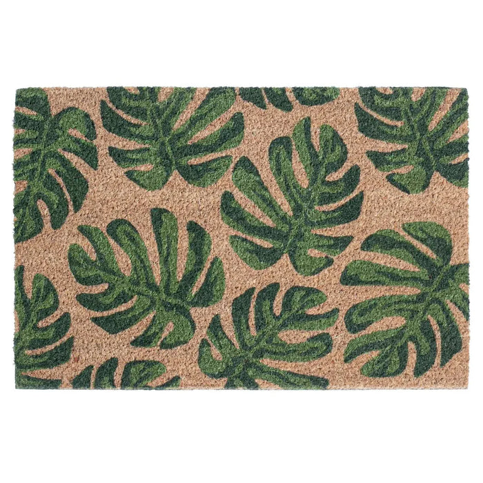 Gardening Gifts Co. Homeware - Natural Doormat - Monstera