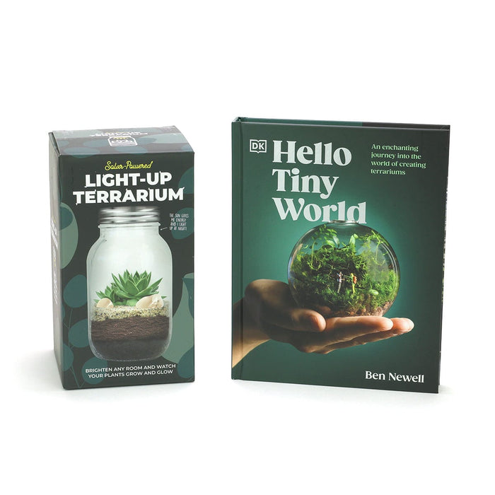 Gift Republic Plant Terrariums - Light Up Terrarium Starter Bundle