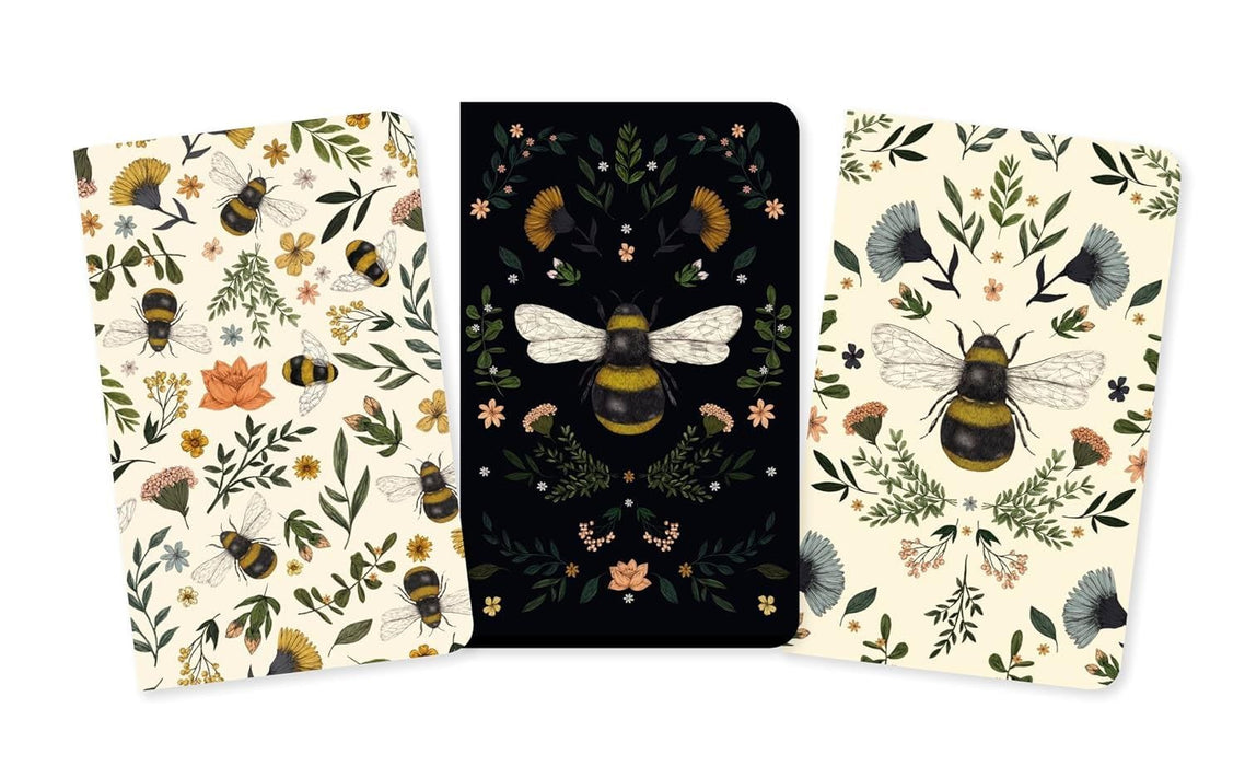 Jade Mosinski Journals & Notebooks - Jade Mosinski Bee Set of 3 Mini Notebooks