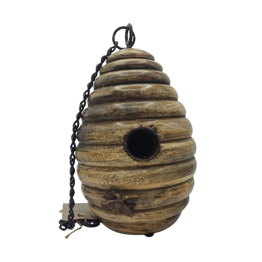 Jardinopia Bird Houses & Tables - Wooden Bee Hive Style Bird House
