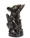 Jardinopia Plant Pot Accessories - Cane Companions - Bronze Harvest Mouse On Corn