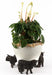 Jardinopia Plant Pot Accessories - Plant Pot Feet - Bronze Highland Cow