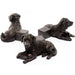 Jardinopia Plant Pot Accessories - Plant Pot Feet - Bronze Resting Labrador