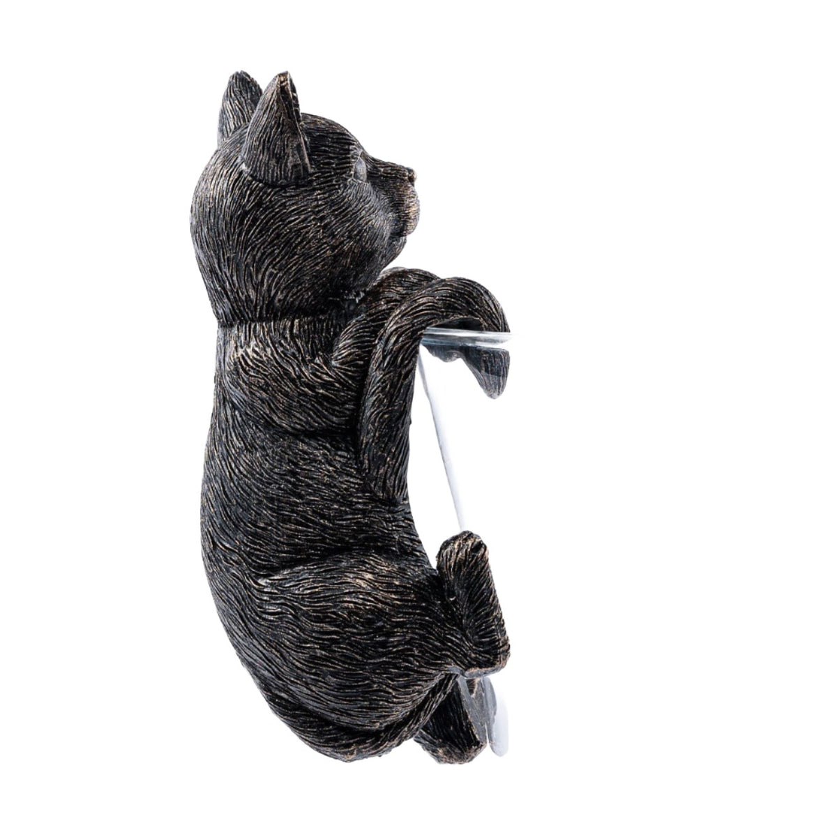 cat plant pot hanger Plant Pot Hanger - Bronze Cat