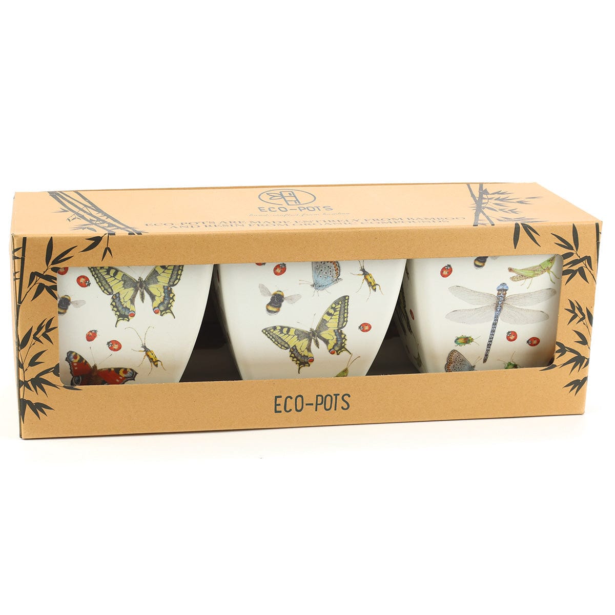Eco Pots Set of 3 - Insects – Gift Boxed — Gardening Gifts Co.