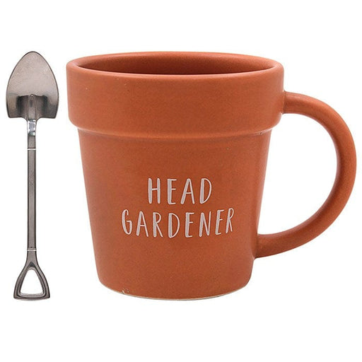 Lesser & Pavey Enamel Mugs - Head Gardener Mug & Spoon