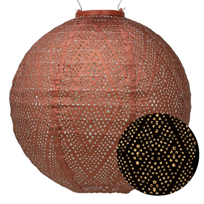 Lumiz Garden Decor - Copper Round Lumiz Solar Lanterns