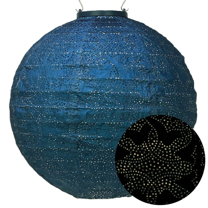 Lumiz Garden Decor - Petrol Round Lumiz Solar Lanterns