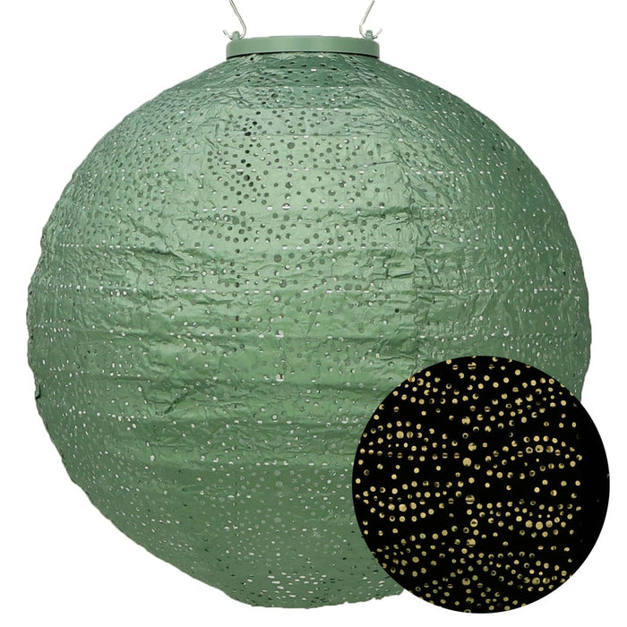 Lumiz Garden Decor - Sage Round Lumiz Solar Lanterns