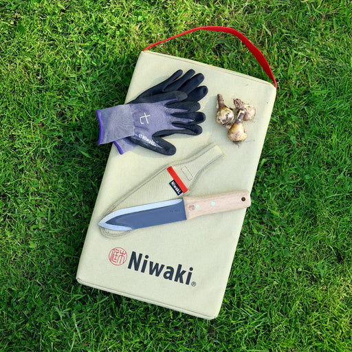 Niwaki Garden Tool Gift Sets - Niwaki Hori Hori Knife & Kneeler Bundle