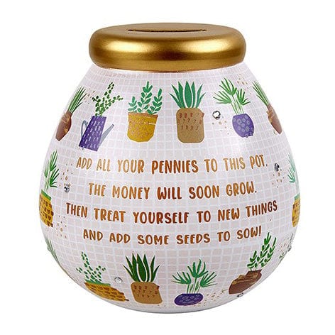Pot of Dreams Indoor Decor - Pot of Dreams Money Box - Gardening Fund