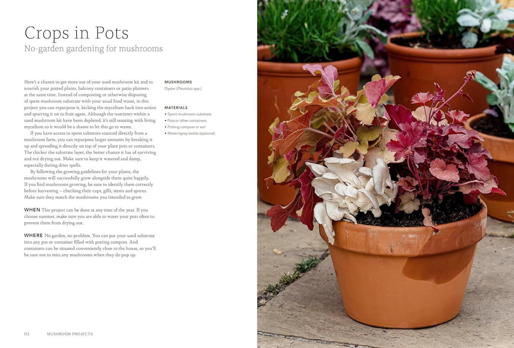 Royal Botanic Gardens, Kew Books - Project Mushroom - A Modern Guide to Growing Fungi