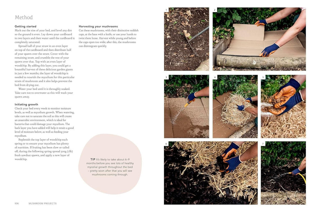 Royal Botanic Gardens, Kew Books - Project Mushroom - A Modern Guide to Growing Fungi