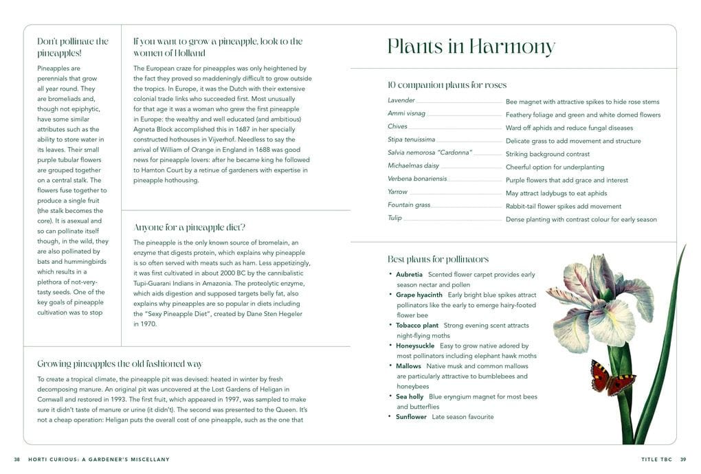 Royal Horticultural Society (RHS) Books - RHS Horticurious: A Gardeners Miscellany