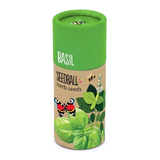 Seedball Plant & Herb Growing Kits - Basil Seedball Herb Tubes