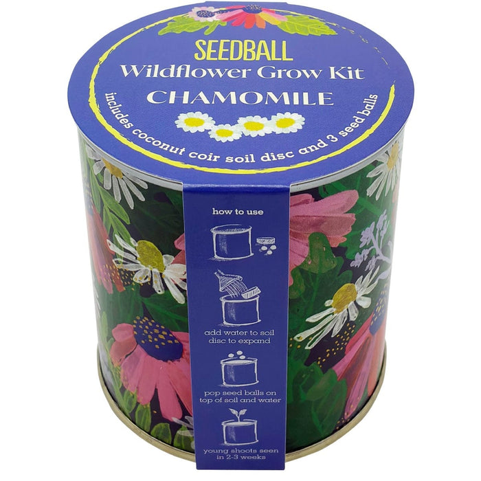 Seedball Plant & Herb Growing Kits - Chamomile Seedball Wildflower Grow Kit