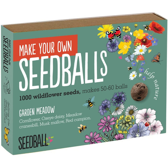 Seedball Plant & Herb Growing Kits - Garden Meadow Make your own Seedball Kit