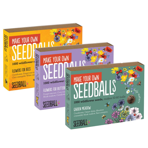Seedball Plant & Herb Growing Kits - Make your own Seedball Kit