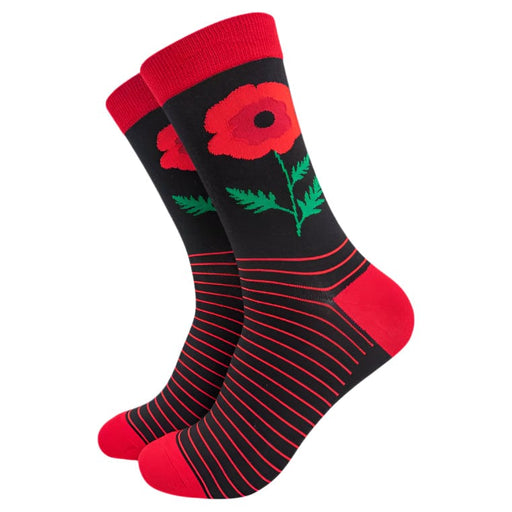 Sock Talk Socks - Men's Socks - Poppy