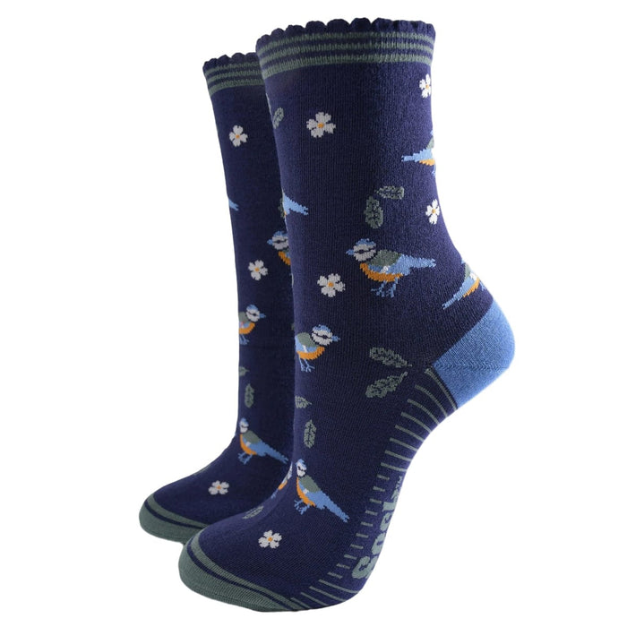 Sock Talk Socks - Women's Socks - Blue Tit