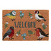 Something Different Homeware - Natural Doormat - Garden Birds