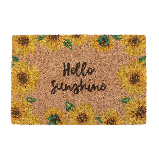 Something Different Homeware - Natural Doormat - Sunflower