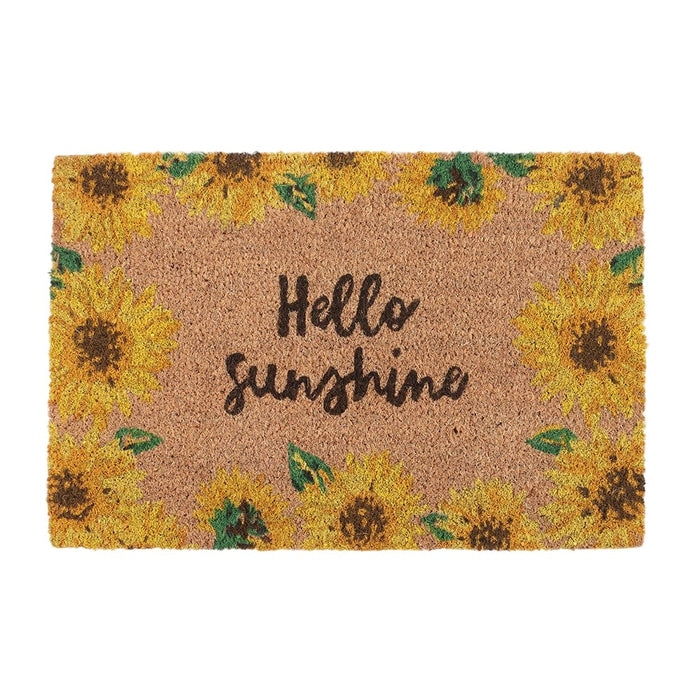 Something Different Homeware - Natural Doormat - Sunflower