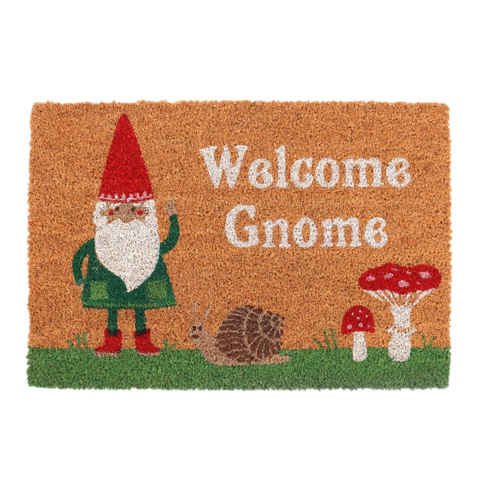 Something Different Homeware - Natural Doormat - Welcome Gnome