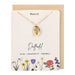 Something Different Jewellery - March Birth Flower Necklace and Card