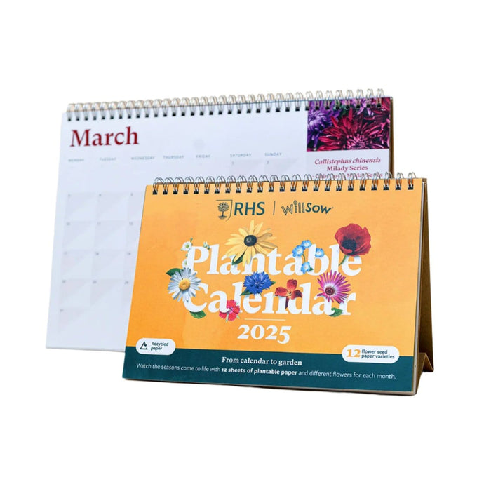 RHS & Willsow A5 Plantable Calendar 2025 โ Gardening Gifts Co. Plantable Calendar 2025 Uk