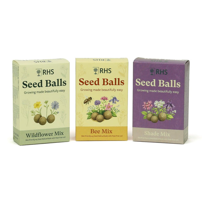 Willsow Plant & Herb Growing Kits - Set of 3 Seed Balls by Willsow - RHS Endorsed